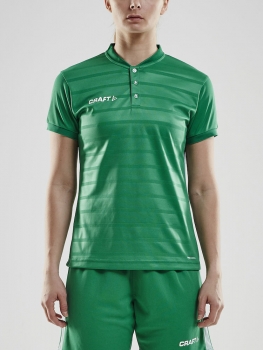 Preview: Damen Craft Pro Control Button Trikot - Grün